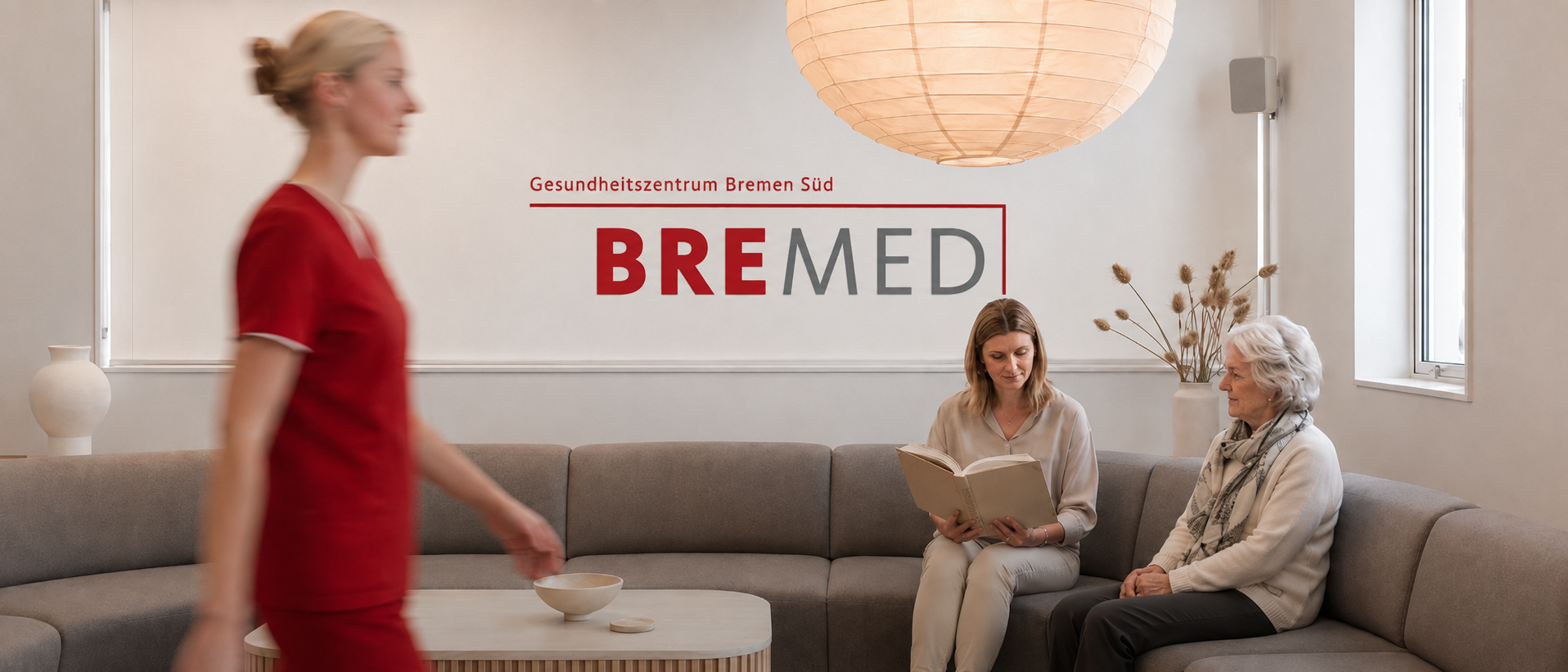 Wartebereich im Gesundheitszentrum Bremen-Süd